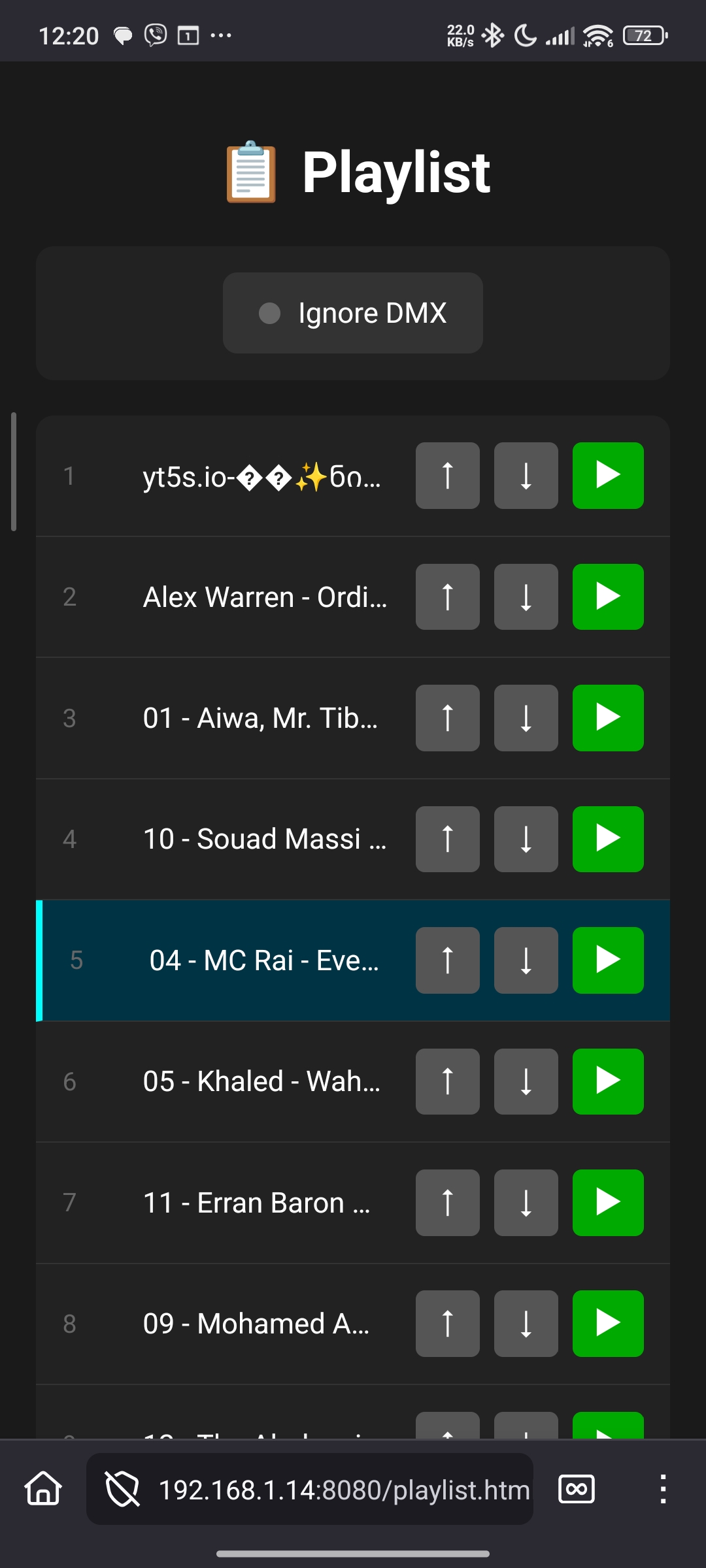 Mobile Playlist